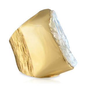 Moonstone One-of-a-Kind Ring, 18K Gold Vermeil