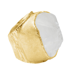 'Manifest' Clear Quartz Boss Ring