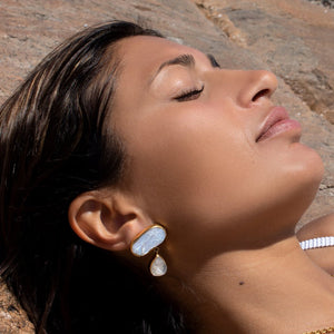 Moonstone Goddess Earrings