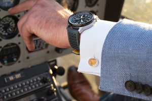 'Abundance' Citrine Gemstone Cufflinks