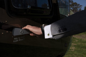 raw peridot gemstone cufflinks gold