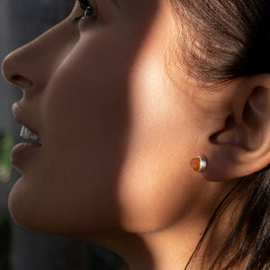 'Hustle' Citrine Mini Gemstone Studs