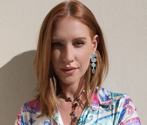 Aquamarine 'Paradiso Cascade' Gemstone Earrings