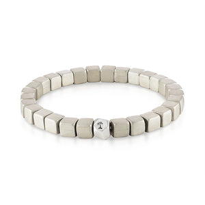 MEN'S SQUARE BEAD BRACELET