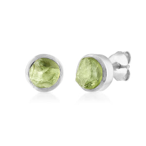 'Awaken' Peridot Mini Gemstone Studs