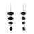 Black Tourmaline Playa Cascade Gemstone Earrings
