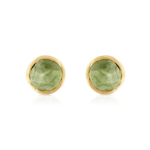 'Awaken' Peridot Mini Gemstone Studs