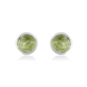 'Awaken' Peridot Mini Gemstone Studs