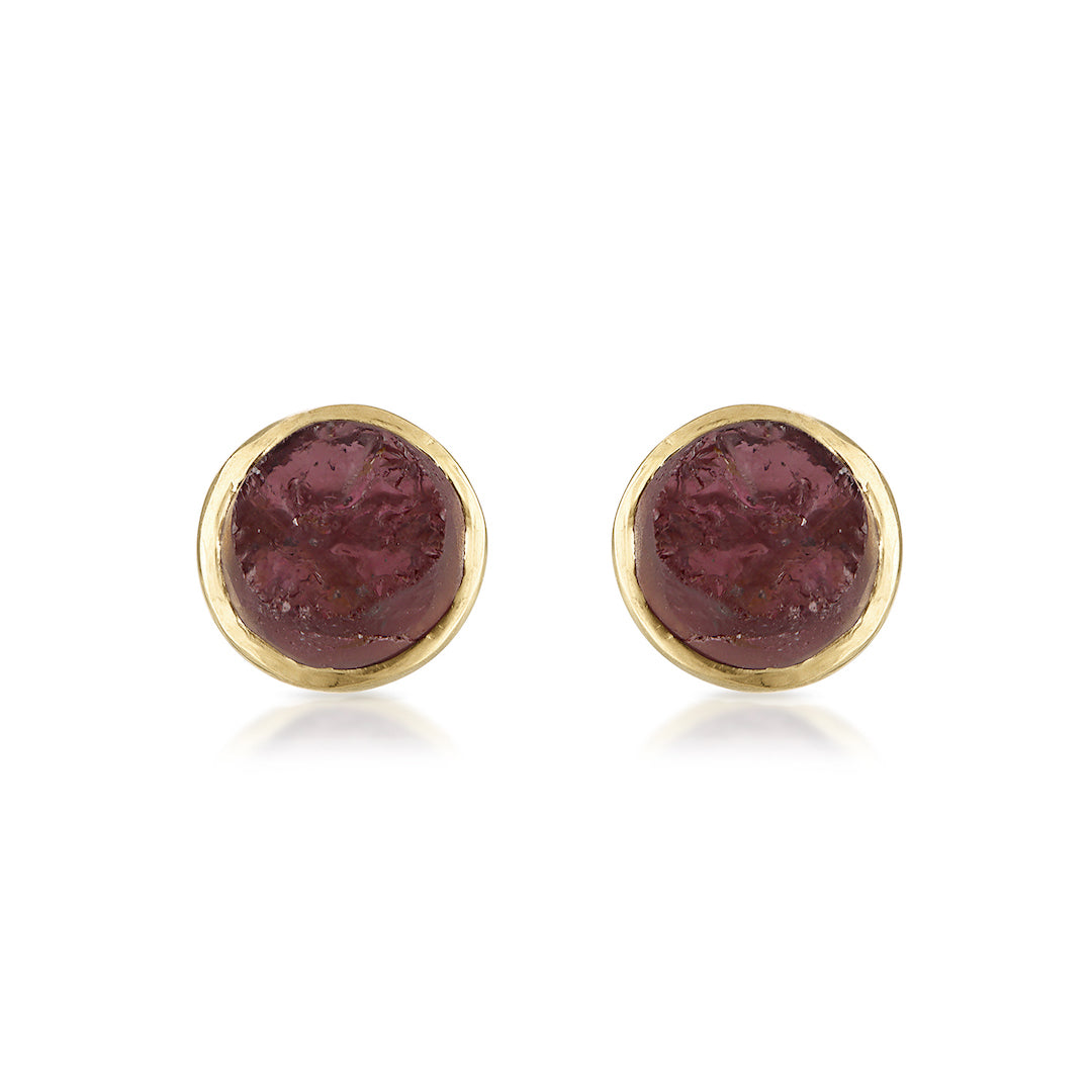 'Passion' Garnet Mini Gemstone Studs
