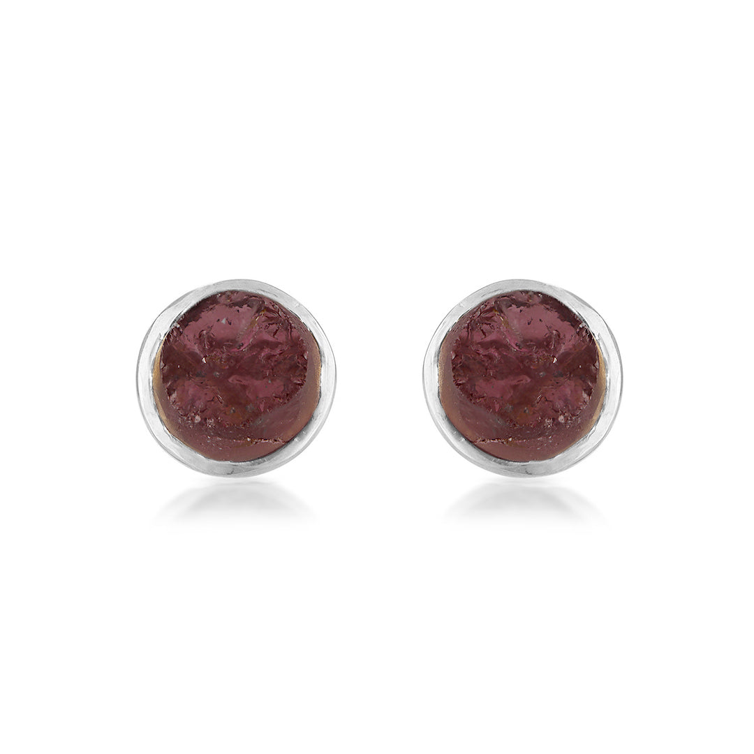 'Passion' Garnet Mini Gemstone Studs