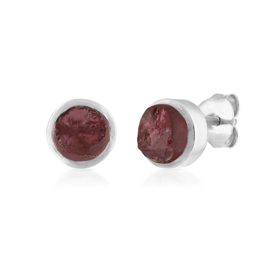 'Passion' Garnet Mini Gemstone Studs