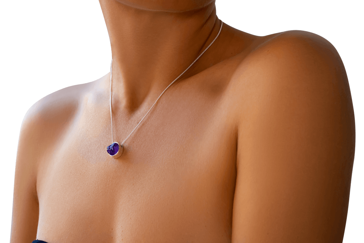 Amethyst Charm Necklace