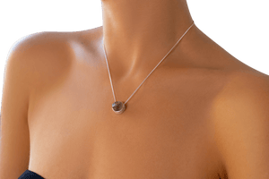 Smoky Quartz Charm Necklace