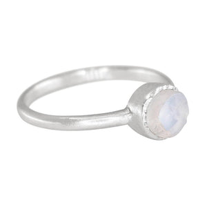 Raw Moonstone Stackable Ring