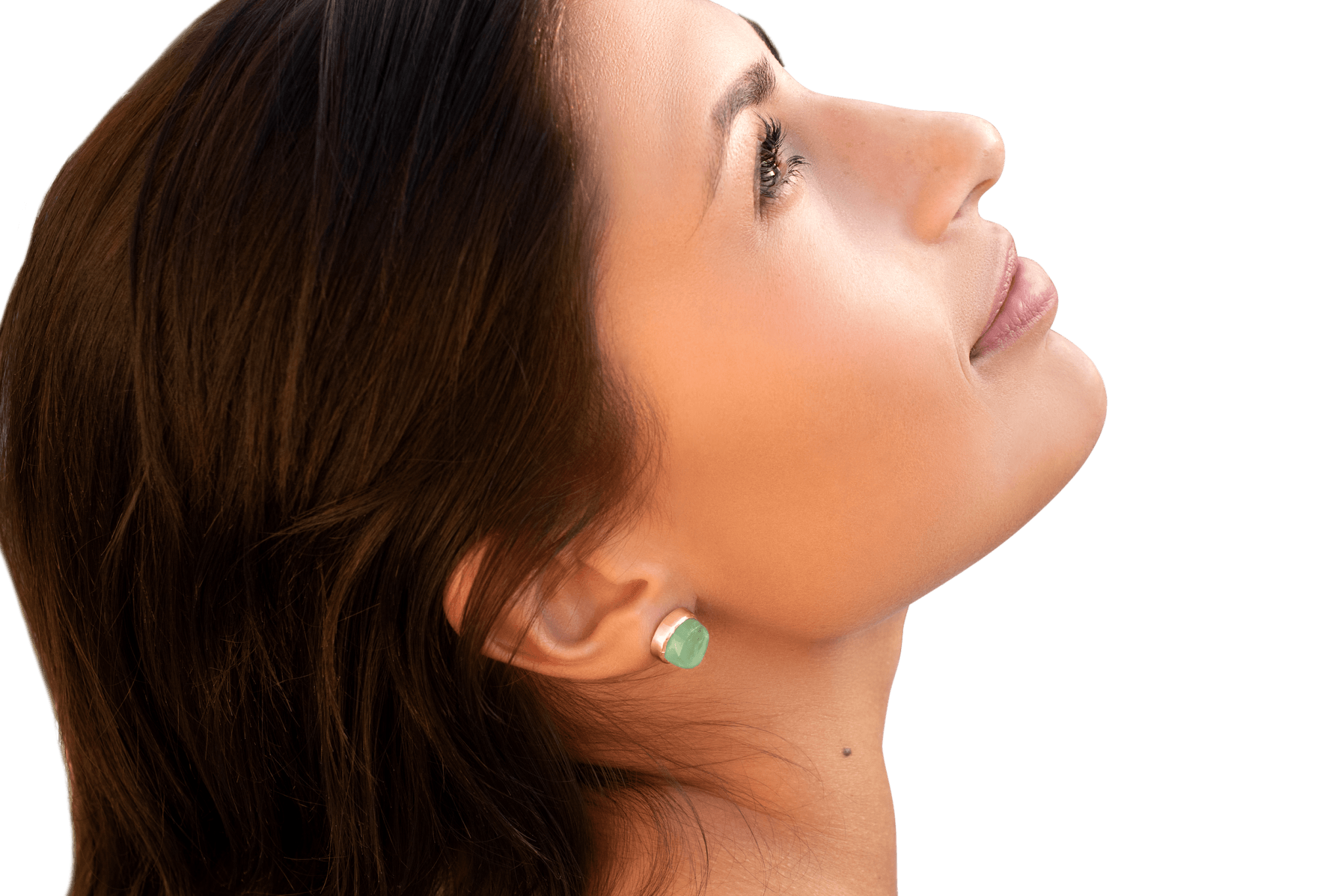 Fluorite 2025 stud earrings