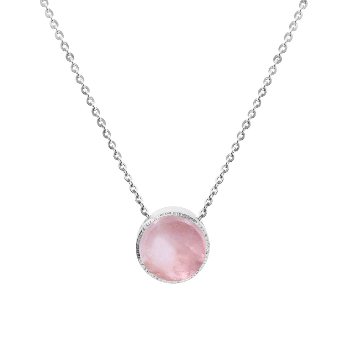 Rose Quartz Charm Necklace