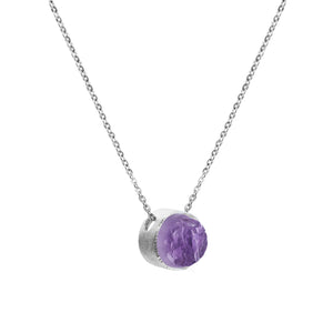Amethyst Charm Necklace