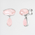 Rose Quartz Goddess Gemstone Earrings