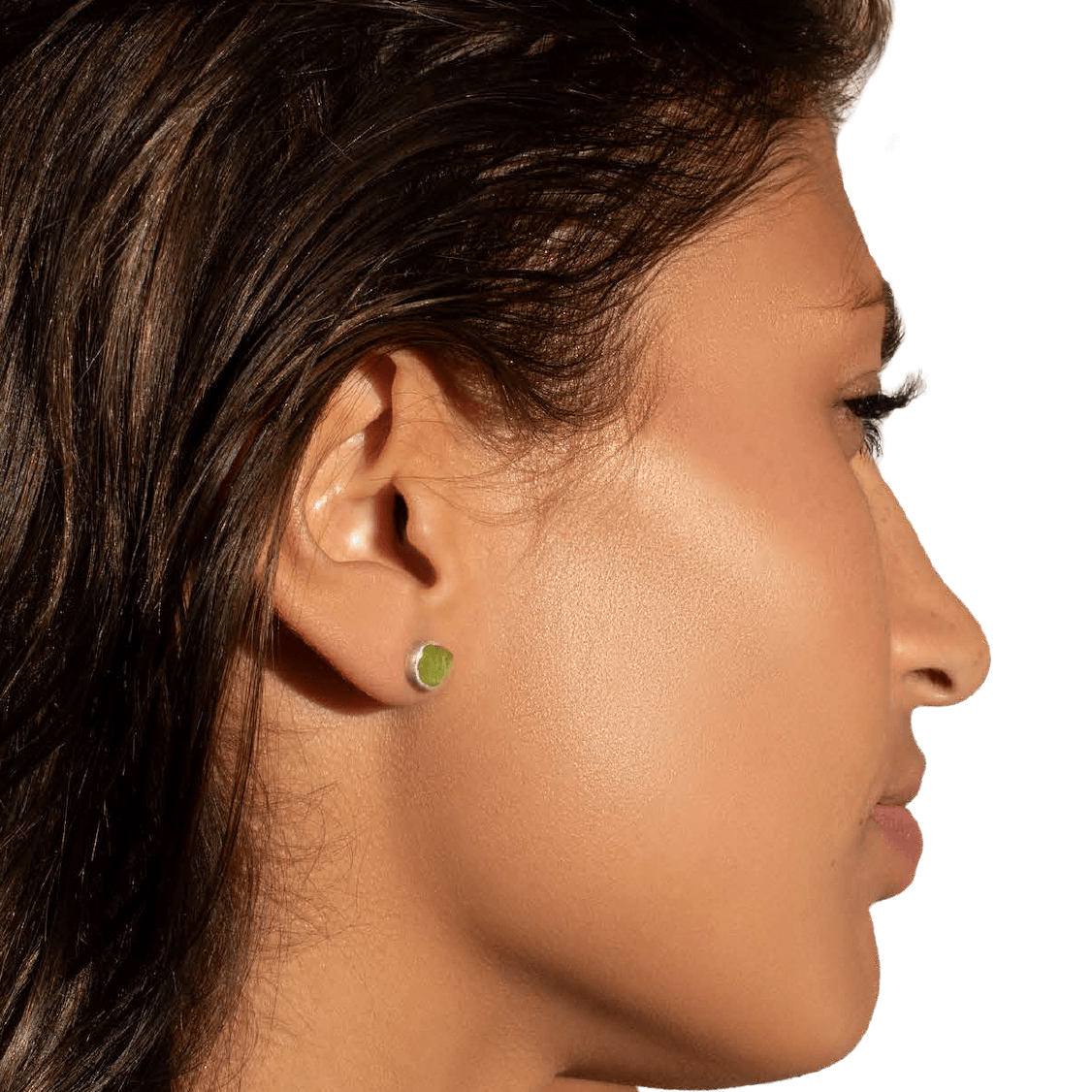 'Awaken' Peridot Mini Gemstone Studs