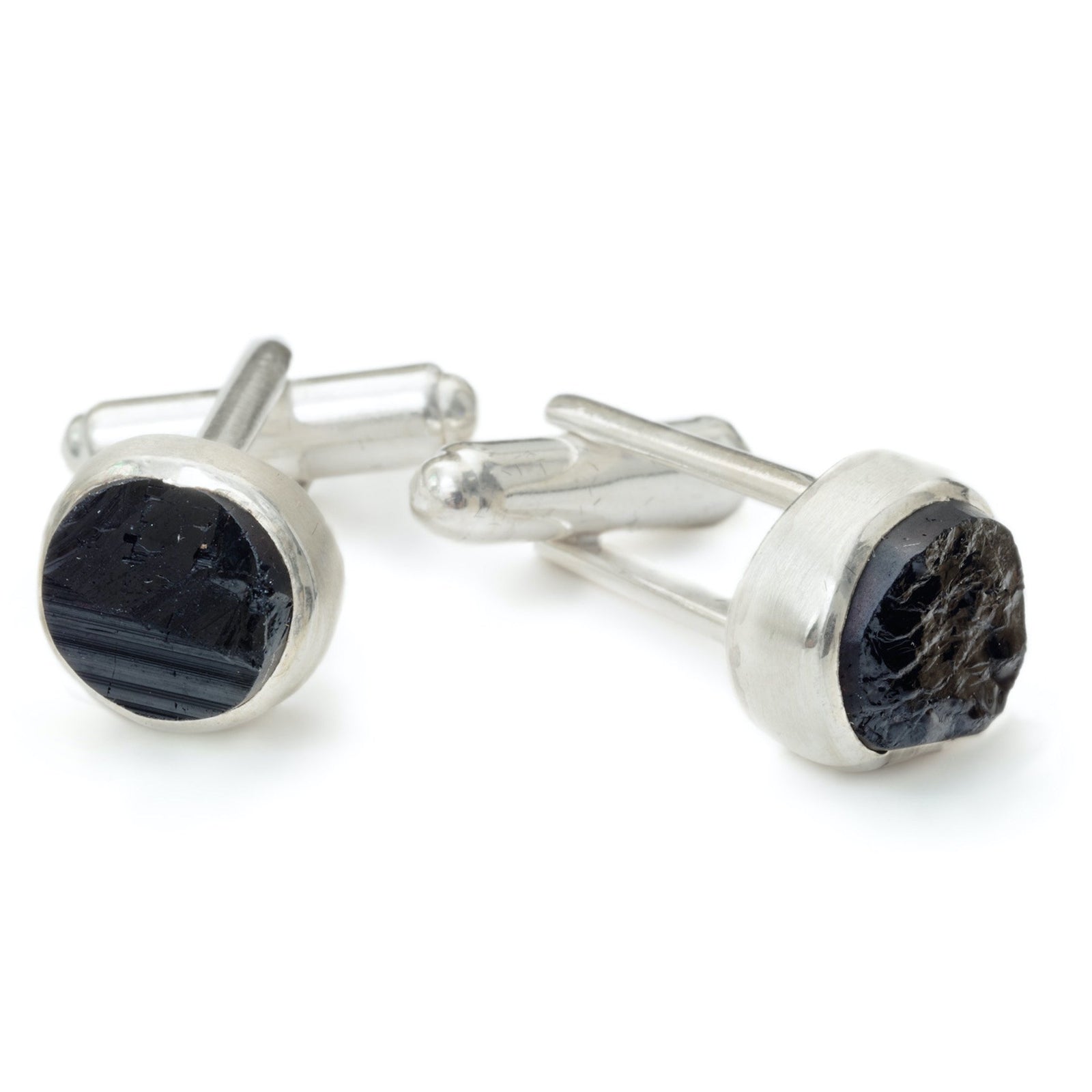 'Protector' Black Tourmaline Gemstone Cufflinks