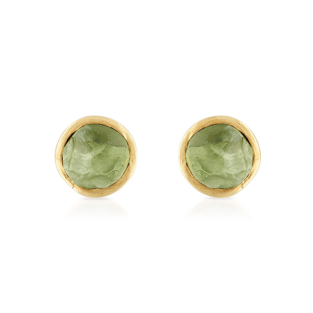 'Awaken' Peridot Mini Gemstone Studs