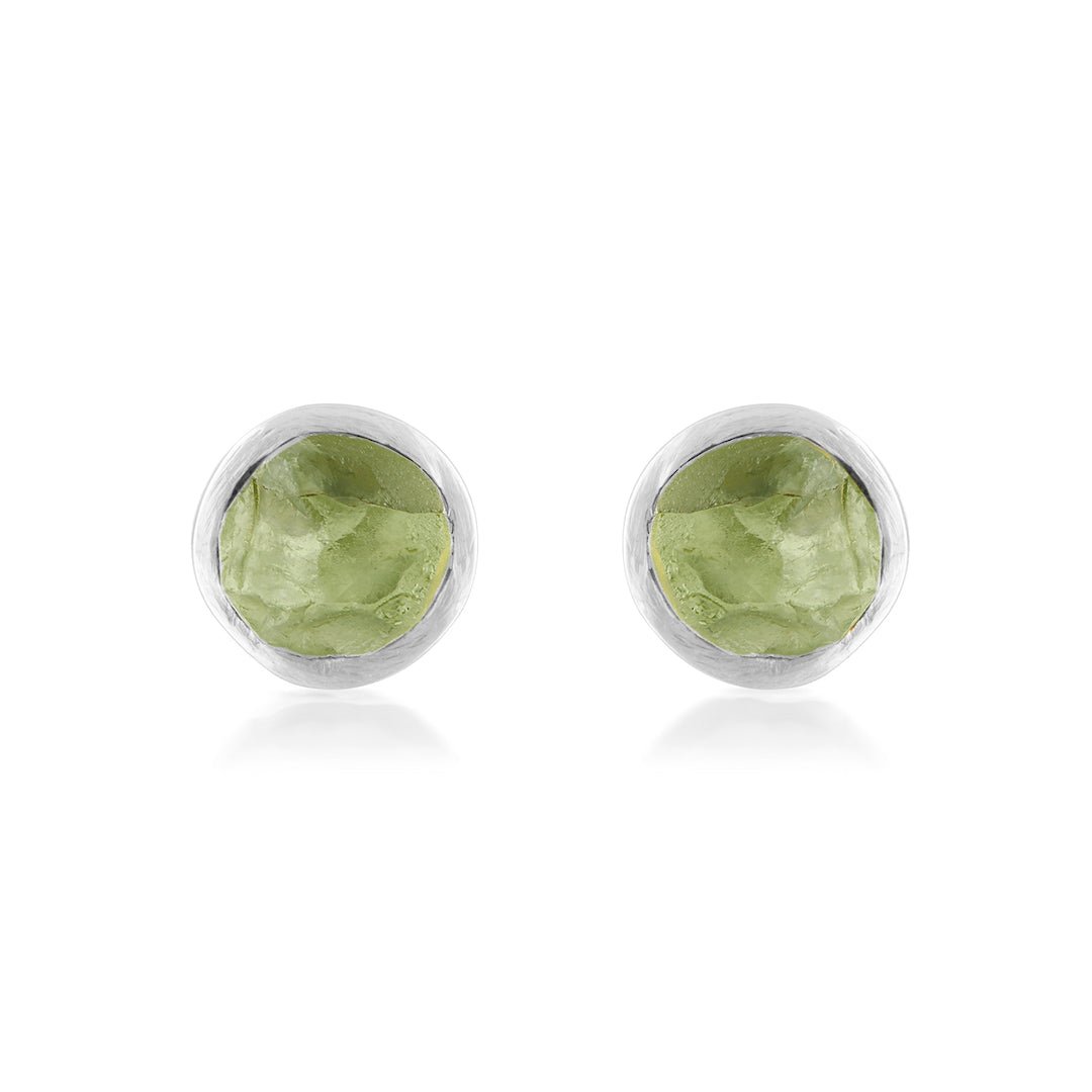 'Awaken' Peridot Mini Gemstone Studs