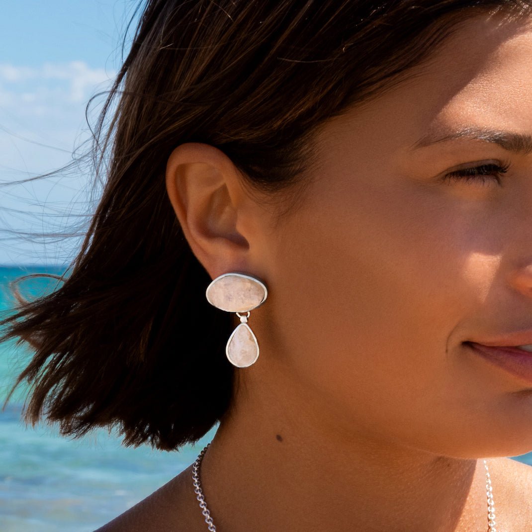 Moonstone Goddess Earrings