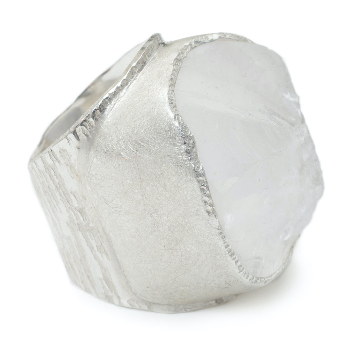 'Manifest' Clear Quartz Boss Ring