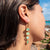 Green Fluorite Playa Cascade Gemstone Earrings